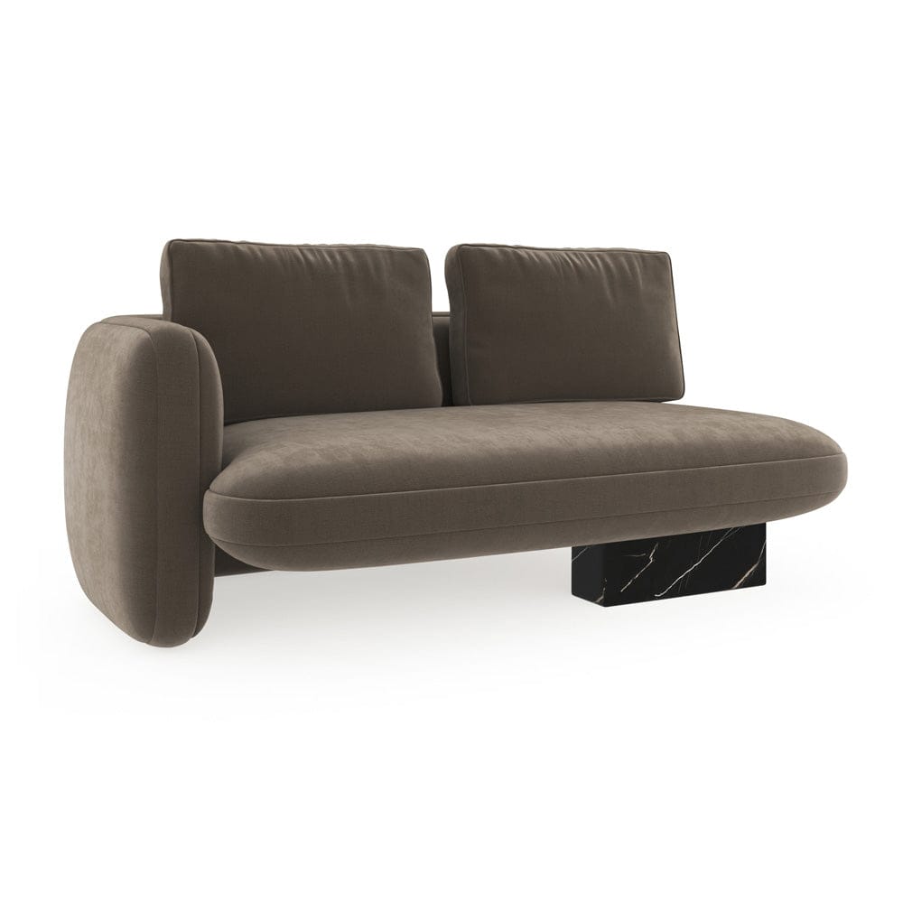 Caracole - Overlap Laf Loveseat Dark Taupe - UPH-425V-LL5-A view 1