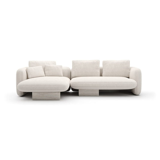 Caracole - Overlap Left Chaise Sec Small Ecru - UPH-425V-SEC6-B view 2
