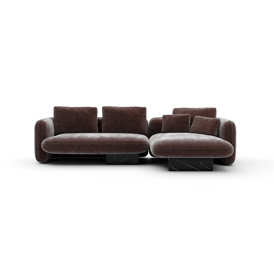 Caracole - Overlap Right Chaise Sec Small Dk Taupe - UPH-425V-SEC5-A view 2