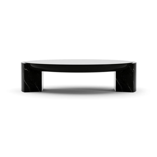 Caracole - Overlap Round Cocktail Table Dark - CLA-425V-407 view 2