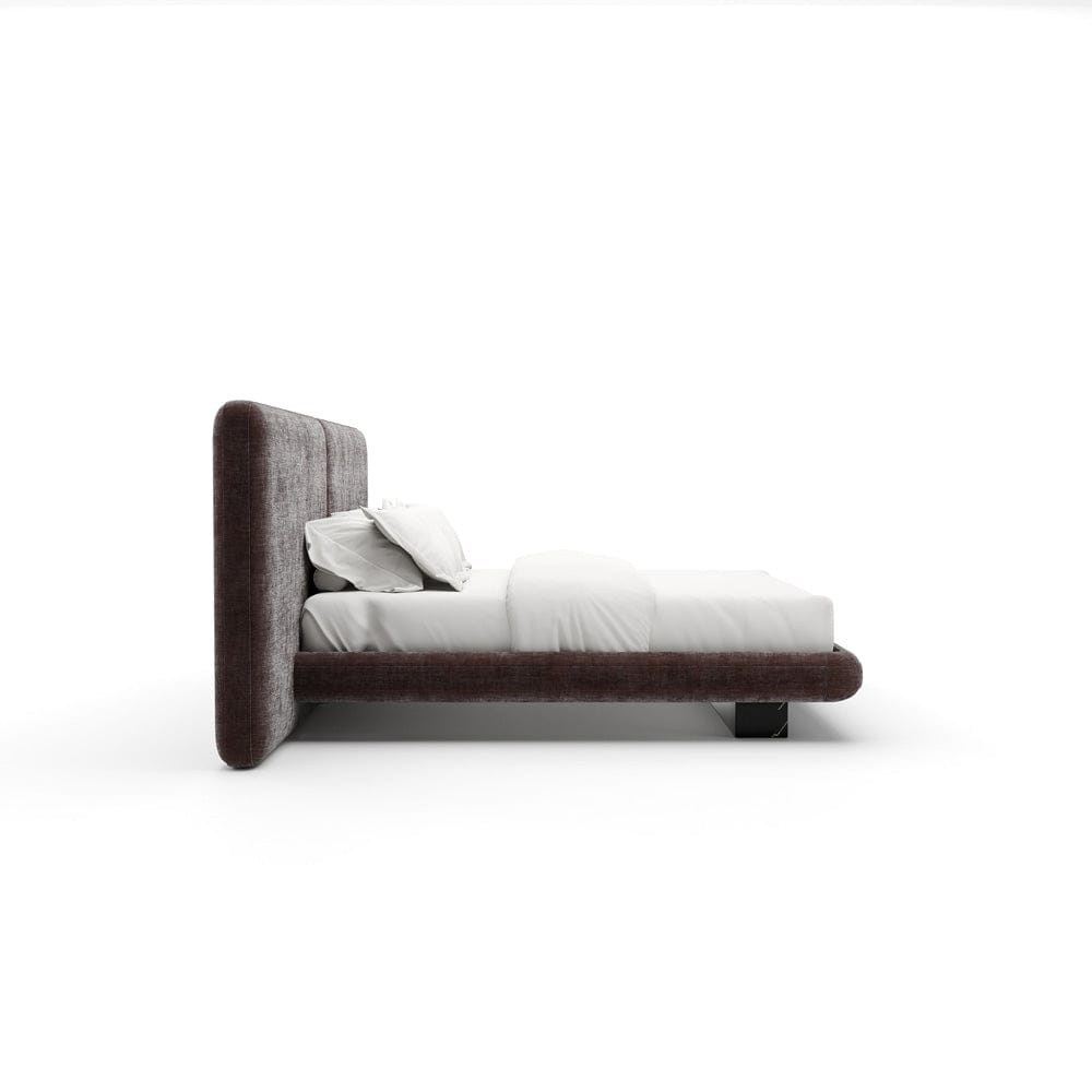 Caracole - Overlap Uph 2 Pnl Kg Bed Dk Taupe - CLA-425V-129 view 3