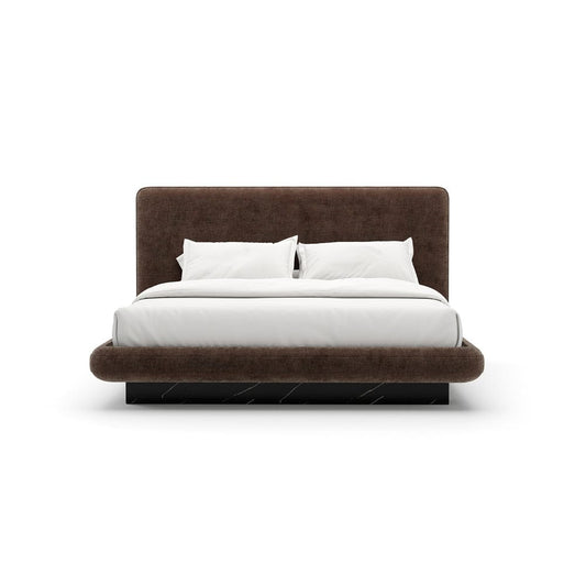 Caracole - Overlap Uph Kg Bed Dark Taupe - CLA-425V-127 view 2