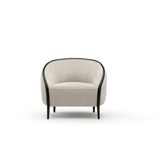 Caracole - Petit Accent Chair - Ivory - UPH-426-132-B view 2