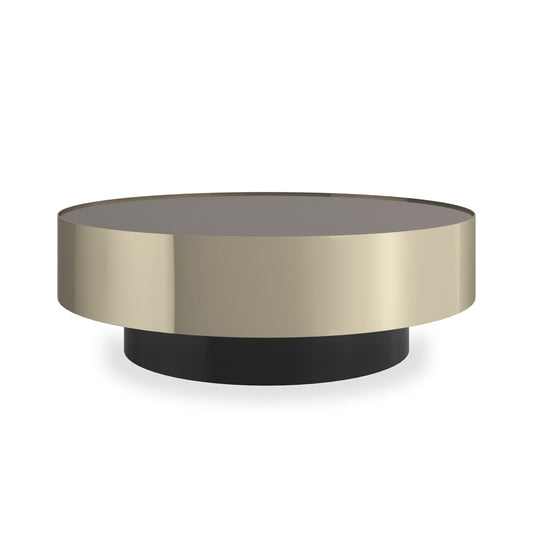 Caracole - Radius Cocktail Table in Chocolate Truffle - CLA-024-4011