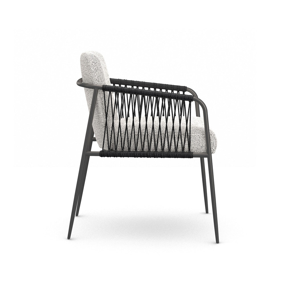 Caracole - Remix Woven Dining Chair in Bronze Gold Metal - M112-024-271_CLOSEOUT