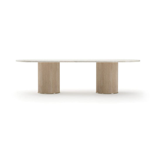 Caracole - Rhythm Oval Stone Top Dining Tbl - CLA-425V-206 view 2