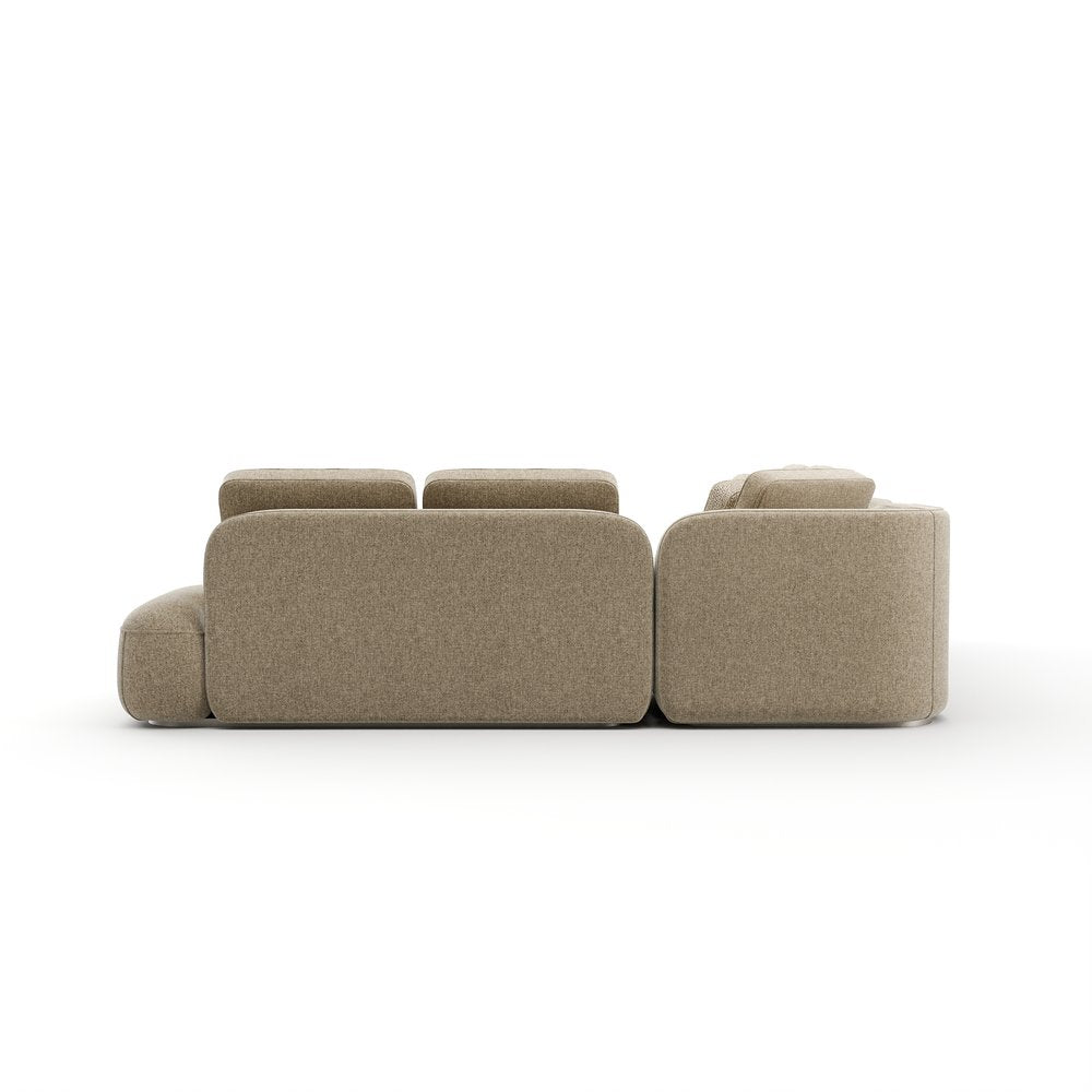 Caracole - Sasso Small L Sectional - Oatmeal - UPH-426-SEC7-B view 4