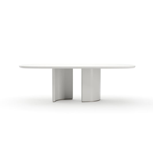 Caracole - Tobie Rectangular Dining Table - Almond Milk - CLA-426-203 view 2