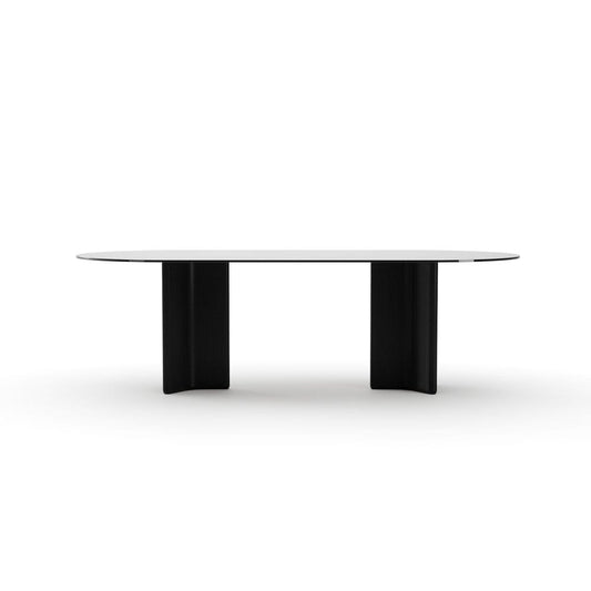 Caracole - Viola Clear Oval Double Pedestal Dining Table - CLA-426-2012 view 2