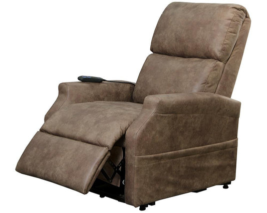 Catnapper - Brett Power Lift Lay Flat Recliner in Coffee - 4899/1429-49 view 2
