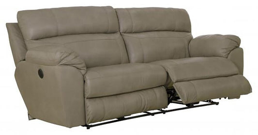 Catnapper - Costa Power Lay Flat Reclining Sofa in Putty - 64071/1273-56/3073-56 view 2