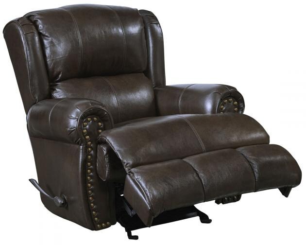 Catnapper - Duncan Deluxe Glider Recliner in Chocolate - 4763-6/1283-09/3083-09 view 1