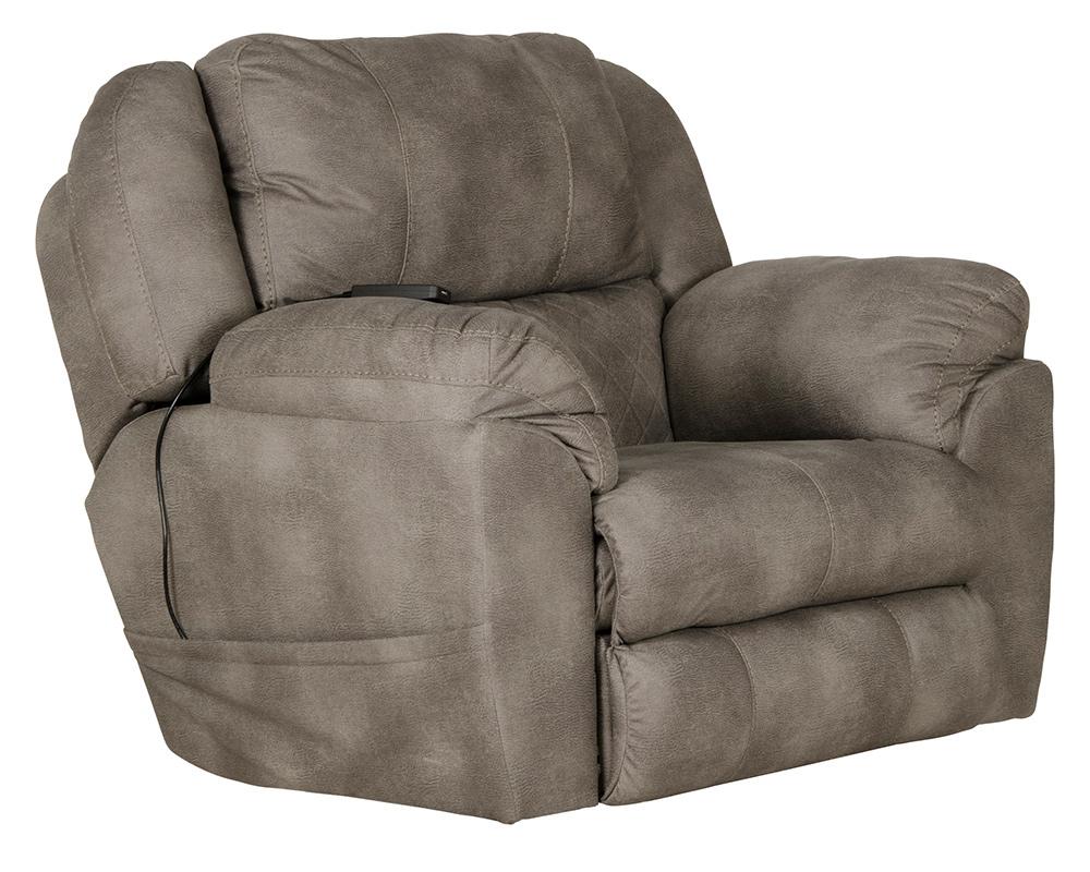 Catnapper - Flynn Power Headrest w/Lumbar Power Lay Flat Recliner w/Dual Heat & Massage in Fig - 7624507145519145619 veiw 1