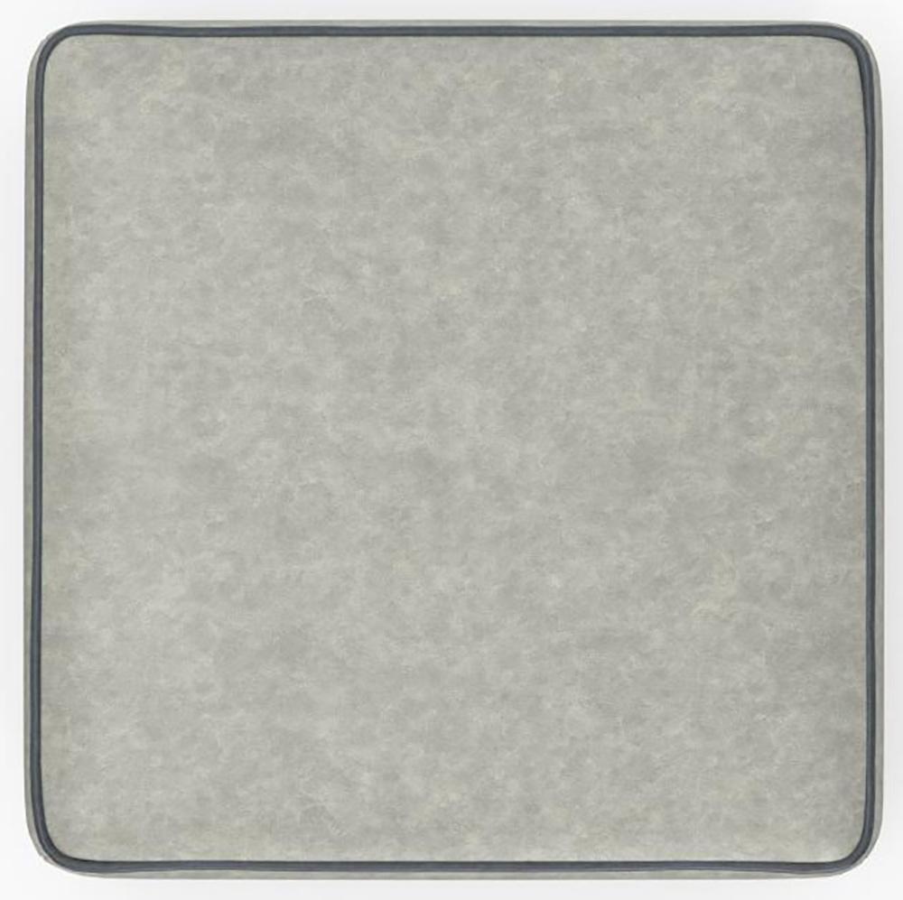 Catnapper - Nico Castered Cocktail Ottoman in Silver/Twilight - 350-12/1419-18/1419-53 veiw 3