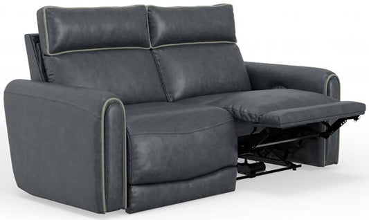 Catnapper - Nico Power Headrest Reclining Loveseat in Twilight/Silver - 63502/1419-53/1419-18 veiw 2