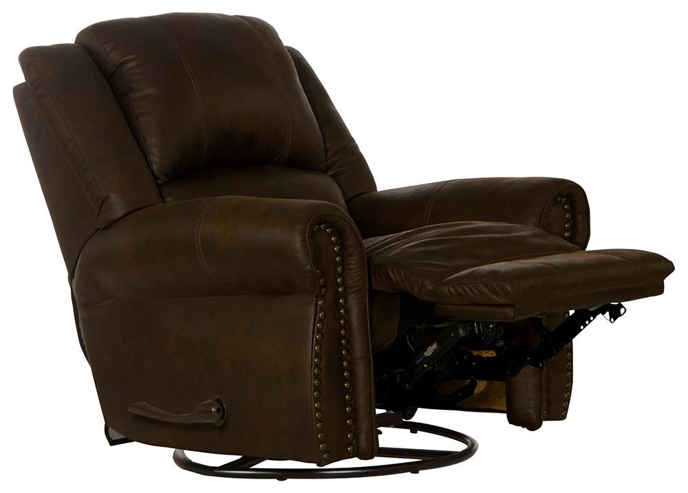 Catnapper - Pickett Swivel Glider Recliner in Walnut - 31305117629127629 veiw 2