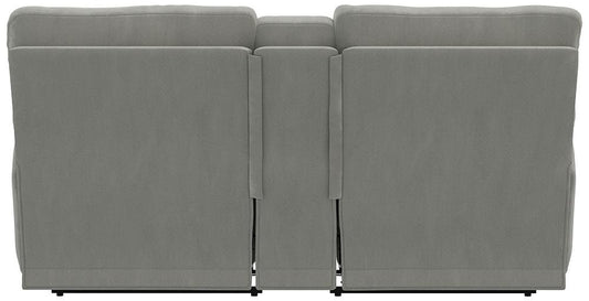 Catnapper - Renaldo Power Lay Flat Recl Console Loveseat w/Zero Gravity in Stone/Stone - 61289181628237128 veiw 2