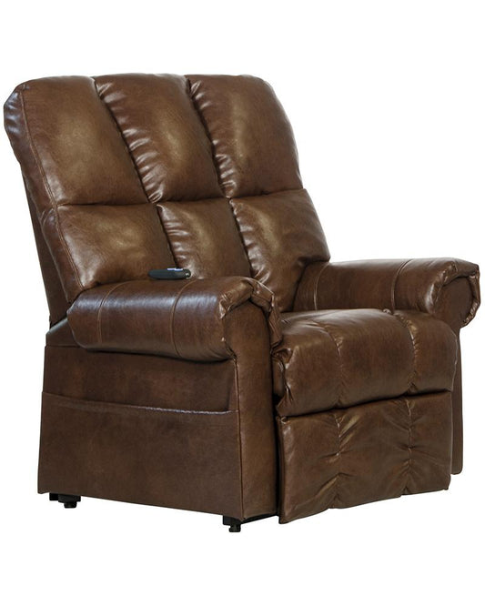 Catnapper - Stallworth Power Lift Full Lay-Out Chaise Recliner in Chestnut - 4898/1223-09/3023-09 veiw 2