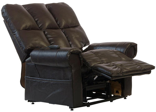 Catnapper - Stallworth Power Lift Full Lay-Out Chaise Recliner in Godiva - 4898/1223-29/3023-29 veiw 2