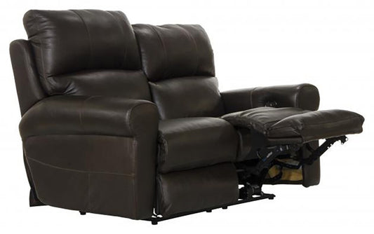 Catnapper - Torretta Power Lay Flat Reclining Loveseat in Chocolate - 64572/1273-89/3073-89 veiw 2