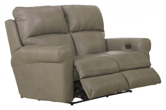 Catnapper - Torretta Power Lay Flat Reclining Loveseat in Putty - 64572/1273-56/3073-56 view 2