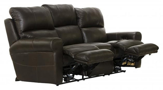 Catnapper - Torretta Power Lay Flat Reclining Sofa in Chocolate - 64571/1273-89/3073-89 view 2