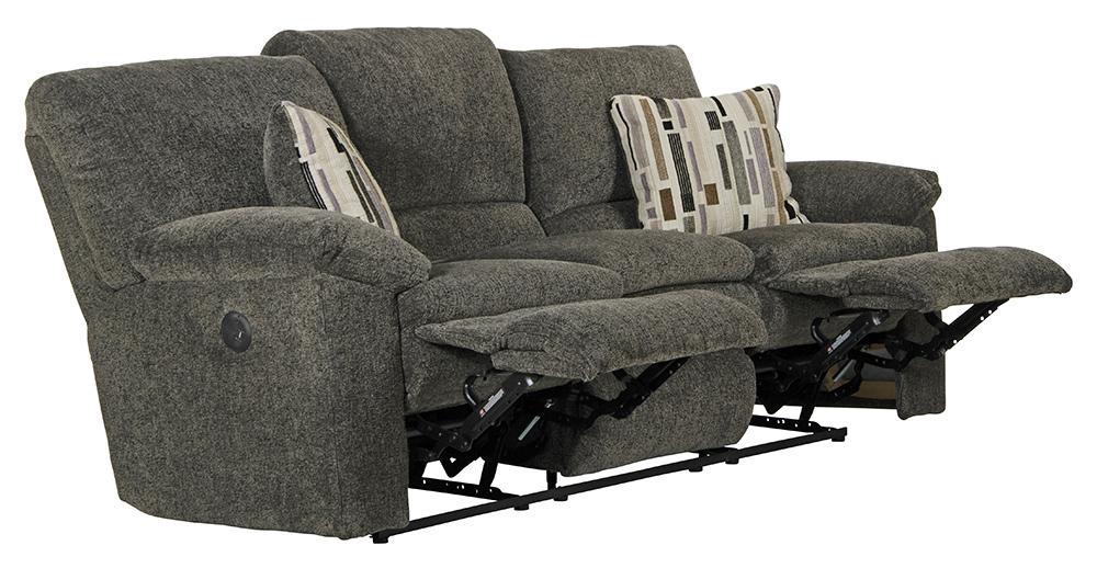 Catnapper - Tosh Power Reclining Sofa in Pewter/Café - 61271/1405-38/2500-29 view 2
