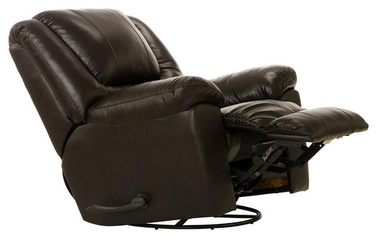 Catnapper - Transformer II Chaise Swivel Glider Recliner in Chocolate - 49105128429308429 veiw 2