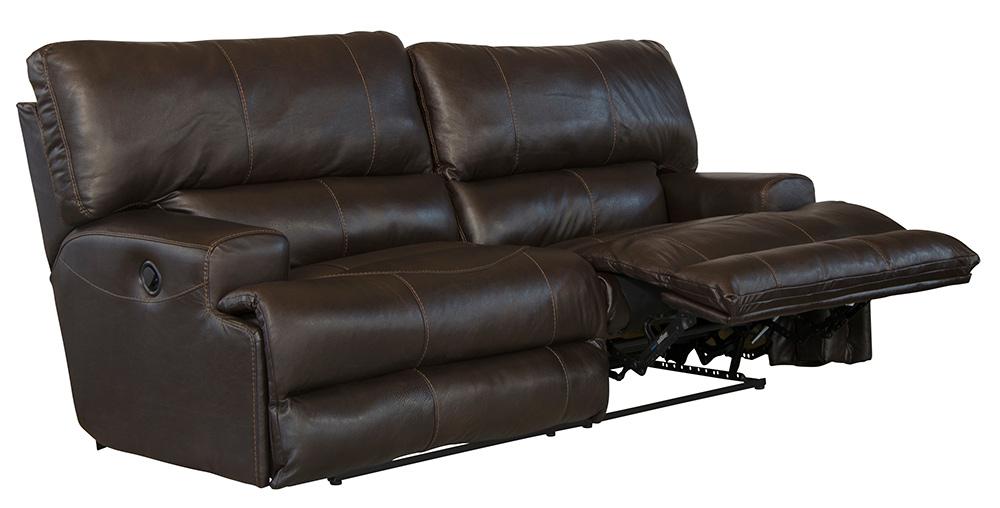 Catnapper - Wembley Power Headrest Power Lay Flat Reclining Sofa in Chocolate - 64581/1283-09/3083-09 view 2