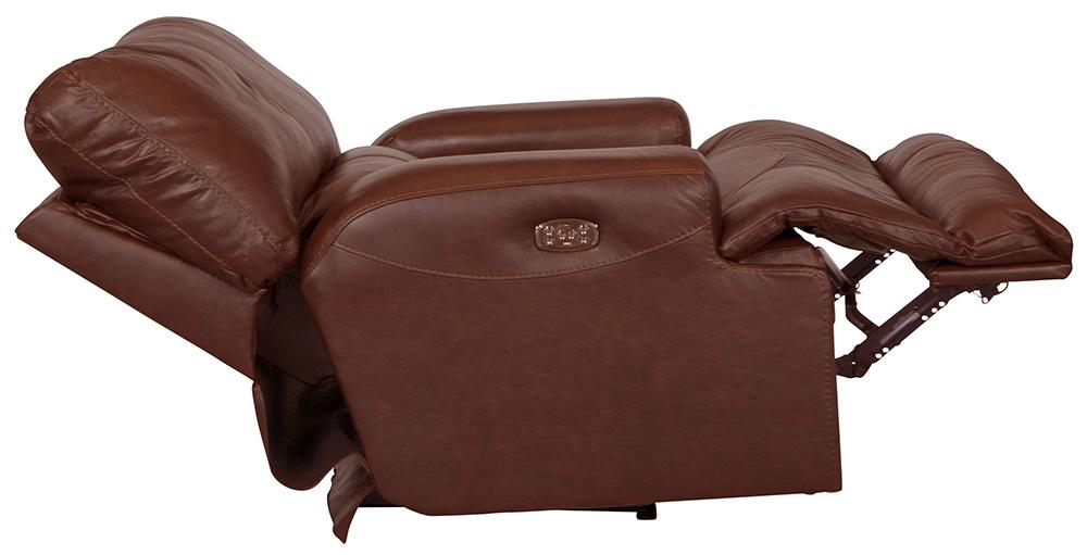 Catnapper - Wembley Power Headrest w/Lumbar Power Lay Flat Recliner in Walnut - 764580-7/1283-19/3083-19 veiw 3