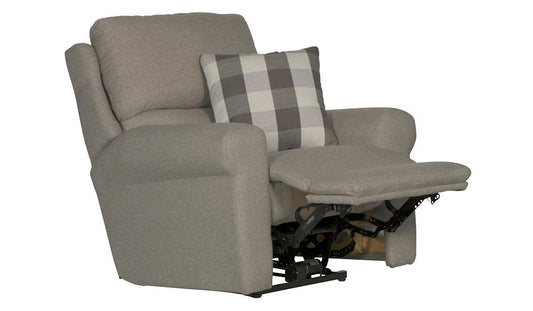 Catnapper - Westport Power Lay Flat Recliner in Metal/Charcoal - 612107160558253358 veiw 2