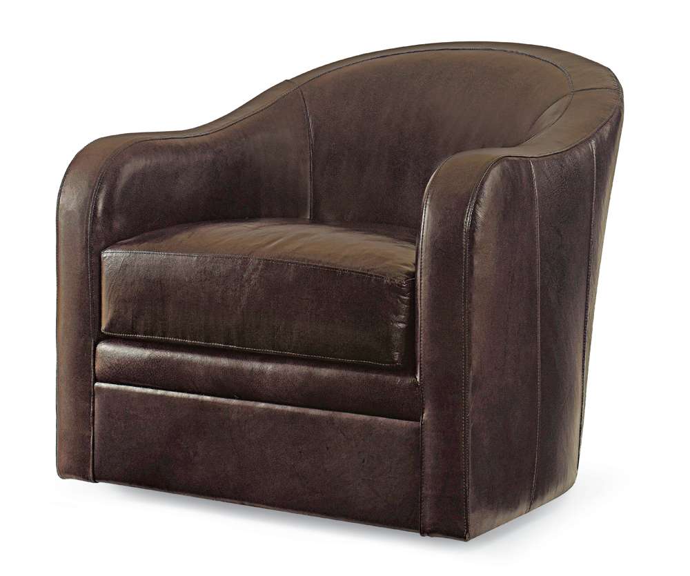 Century Furniture - Bramonte Swivel Chair - PLR-6508-CHARCOAL veiw 1