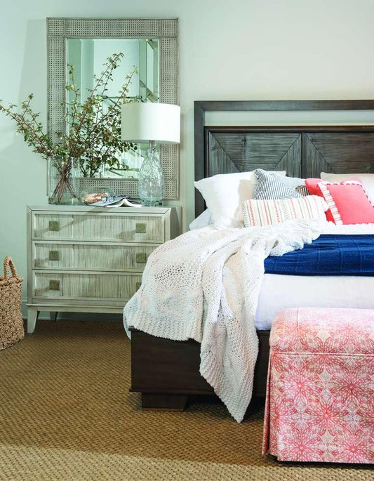 Century Furniture - Curate - Bamboo King Platform Bed-Mink - CT1015K-MK veiw 2