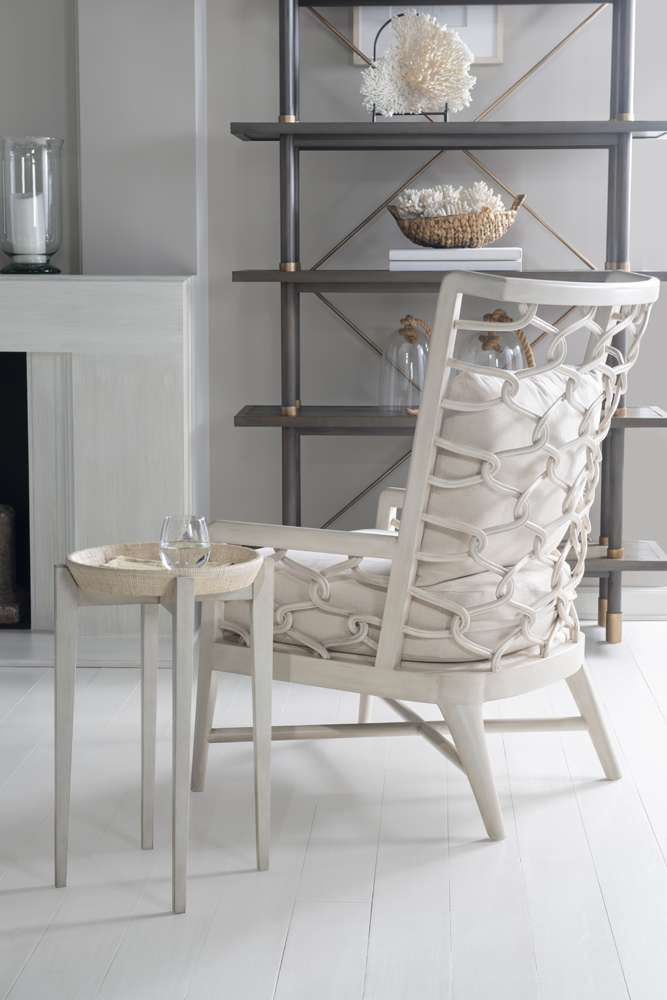 Century Furniture - Curate - Captains Chairs-Pn/Flax - CT2095-PN-FL veiw 3