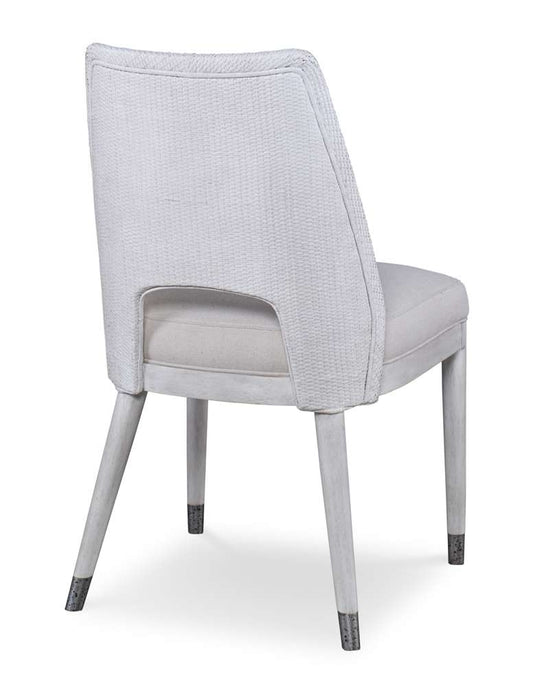 Century Furniture - Curate - Largo Side Chair - Peninsula/Flax - CT2106-PN-FL veiw 2