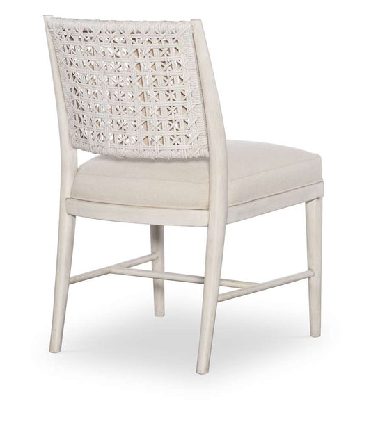 Century Furniture - Curate - Naples Side Chair - Peninsula/Flax - CT2110S-PN-FL veiw 2