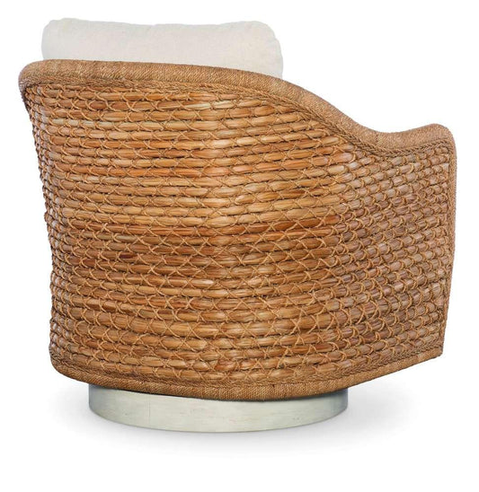 Century Furniture - Curate - Pompano Swivel Lounge Chair-Natural/Flax - CT2105-NT-FL veiw 2