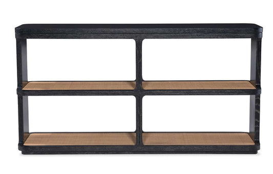 Century Furniture - Curate Black, Natural Rohan Console Table - CT6094 veiw 2