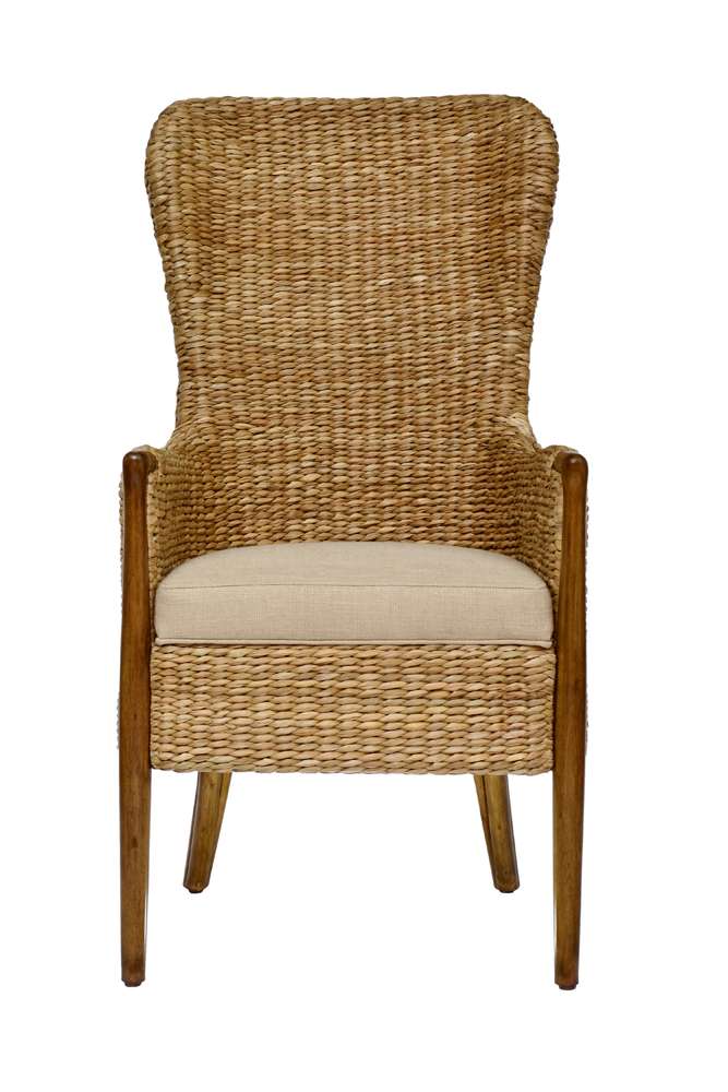 Century Furniture - Curate - Seagrass Dining Chair-Flax - CT2017-FL veiw 4