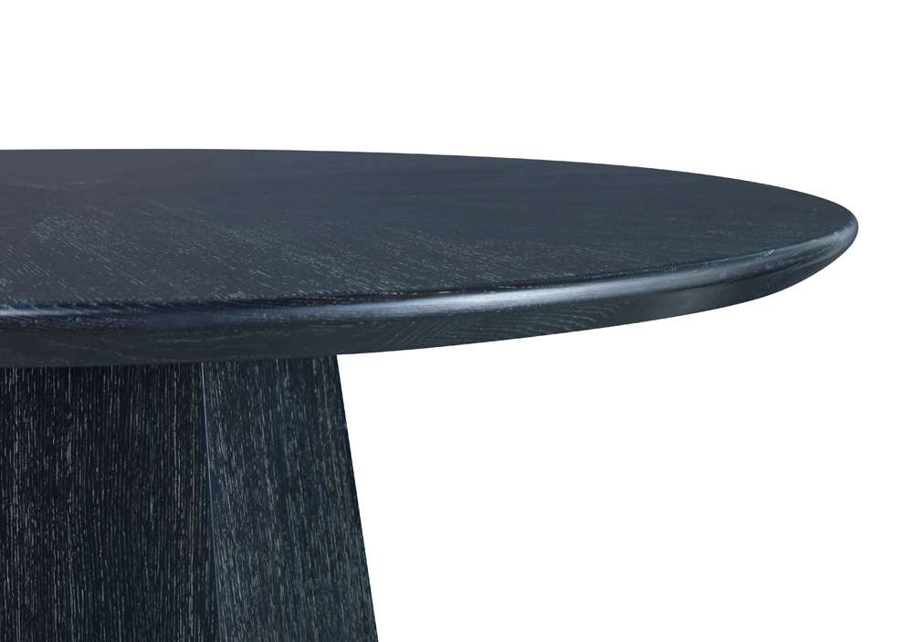 Century Furniture - Curate Black Cerused Newlin Round Dining Table - CT6045 veiw 4