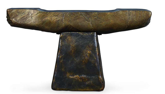 Century Furniture - Grand Tour Furniture Black Gold Open Sky Console Table - Bronze - SF6167 veiw 2