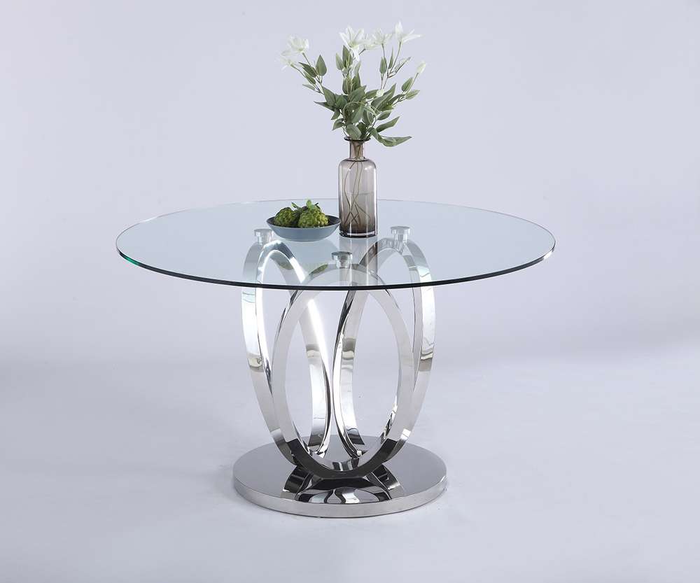Chintaly - Evelyn Dining Table - EVELYN-DT-POL veiw 3