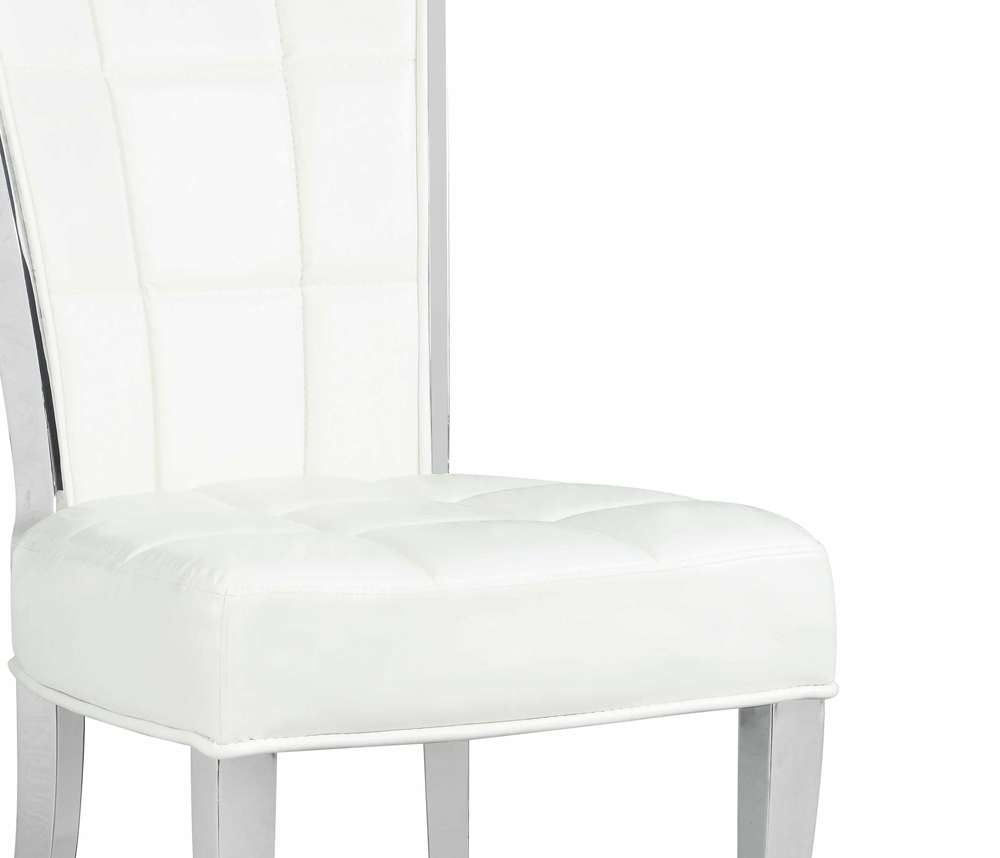 Chintaly - Iris Contemporary Tufted Side Chair (Set of 2) - IRIS-SC-WHT veiw 6