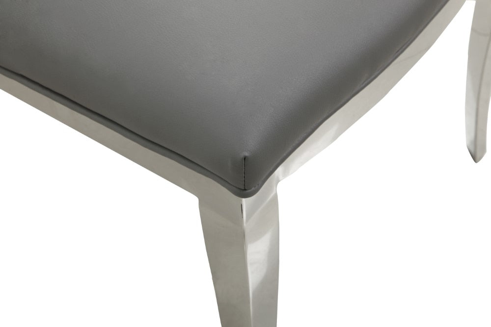 Chintaly - Joy Contemporary High-Back Side Chair (Set of 2) - JOY-SC-GRY-PU veiw 6