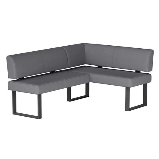 Chintaly - Linden - Upholstered Nook w/ Steel Legs - LINDEN-NOOK-GRY veiw 2