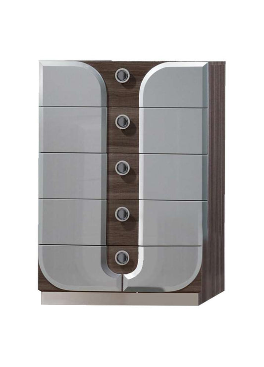 Chintaly - London 5 Drawers Chest - LONDON-CHT veiw 2