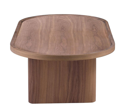 Chintaly - Modern All-Wood Oval Top Cocktail Table - 2607-CT-OVL veiw 2
