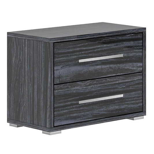 Chintaly - Naples - 2-Drawer Melamine Wood Nightstand - NAPLES-NS veiw 2