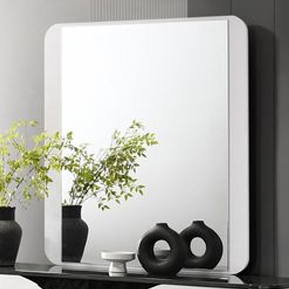 Chintaly - Ottawa 2 Drawer Nightstand w/ Gloss Black Accents - OTTAWA-NS view 1