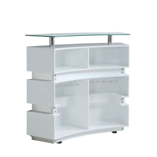 Chintaly - Xenia Bar In White - XENIA-BAR-WHT veiw 2